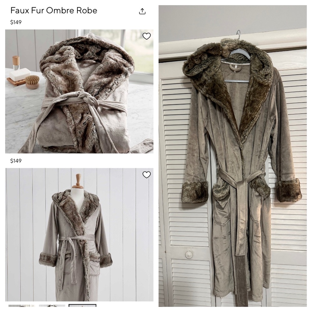 Pottery Barn Hooded Robe